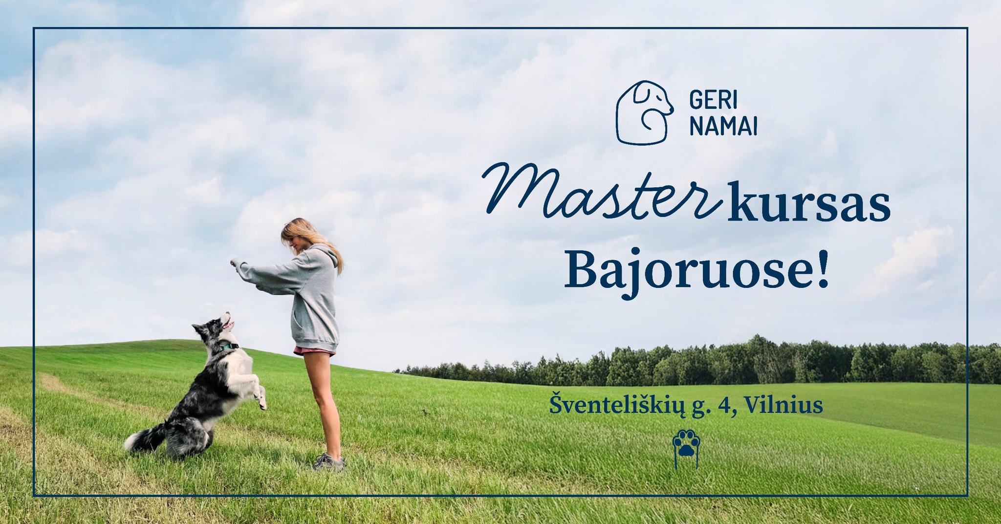 Kviečiame visus prisijungti į ,,Master” dresūros kursą!